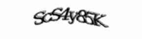 Security check image, please type the characters shown